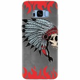 Husa silicon pentru Samsung S8 Plus, Indian Skull