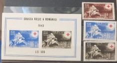 Romania 1943 - Crucea Rosie foto