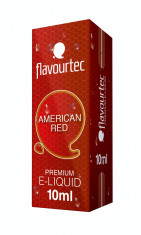 American Red e-lichid 10ml Flavourtec 18 mg foto