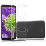 Husa pentru Wiko View, Silicon, Transparent, 43185.03, Carcasa, Kwmobile