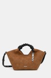 Dkny poșetă PAULA culoarea maro, R53AMM60