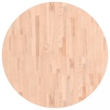 Cumpara ieftin Blat de masa rotund, &Oslash;90x4 cm, lemn masiv de fag
