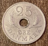 C50 - Moneda foarte veche - Danemarca - 25 ore - 1972