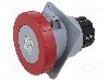Conector alimentare AC, IEC 60309, IP67, 63A, 415V AC, 5 pini, AMPHENOL - 2CMA167464R1000