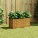 Cumpara ieftin Jardinieră, 80x40x40 cm, oțel corten