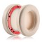 Set 2 bureti TXE pentru casti Beats Studio3 / 3.0 / 2.0 Wireless/Wired, Over-Ear, Bej, Piele ecologica, Spuma cu memorie