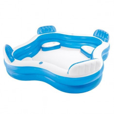 Piscina gonflabila pentru familie, model 4 scaune, 229&amp;amp;#215;66 cm foto