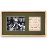 Mircea Eliade, filă manuscris despre credințele legate de fluviul Gange + fotografie