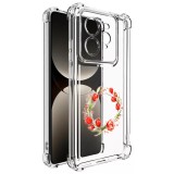 Husa antisoc pentru realme gt 7 pro, airbag, pink wreath 15, clear