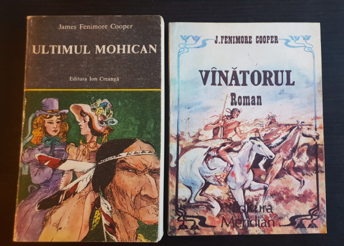 2 titluri J. FENIMORE COOPER - Ultimul Mohican / V&acirc;nătorul