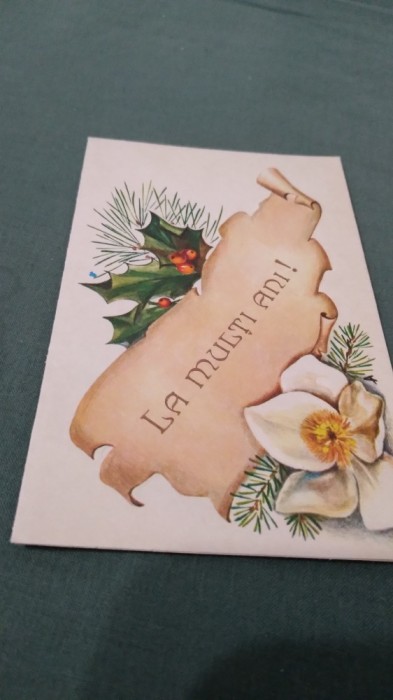 CARTE POSTALA FELICITARE CIRCULATA