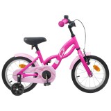 vidaXL Bicicletă pentru Copii 12 Inci pentru 2-4 ani Roz &icirc;nchis 42009667