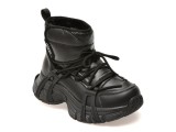 Ghete GRYXX negre, 25810, din material textil