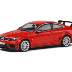 Macheta auto Mercedes-Benz C63 AMG black series red 2012, 1:43 Solido