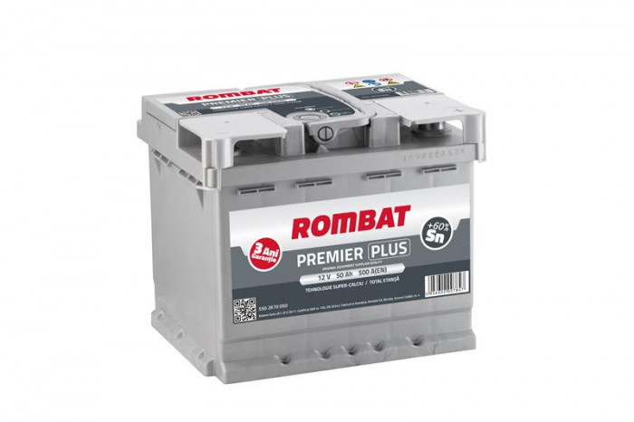 Acumulator Rombat 12V 50AH Premier 38441 5502K70050ROM