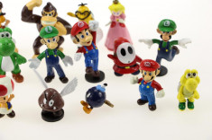 Set 18 figurine Super Mario Bros (Mario, Luigi si Yoshi) Nintendo foto