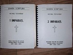 Sfanta scriptura Vechiul testament Imparati 2 vol Transcriere in Braille