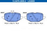 ATE 13.0470-2655.2 ATE Ceramic set placute frana,frana disc