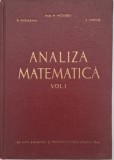 Analiza Matematica, Vol. I - M. Nicolescu - Carte Matematica