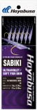 Taparie Scrumbie Hayabusa Sabiki Fish Skin, Real Minnow, Nr.7, 6 Carlige, 1buc/pac