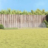 vidaXL Custodie pentru iepuri Argintiu 215 x 100 x 85 cm 42019231