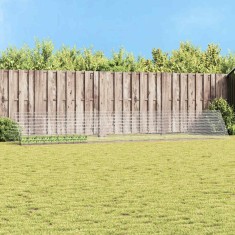 vidaXL Custodie pentru iepuri Argintiu 215 x 100 x 85 cm 42019231