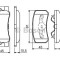 Set placute frana,frana disc MITSUBISHI PAJERO CLASSIC (V2_W) (2002 - 2016) BOSCH 0 986 424 717