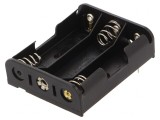 Suport Baterii AA R6 pentru PCB