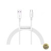 Cablu Date si Incarcare USB-A - USB-C Baseus Superior Series 66W 1m Alb CATYS-02