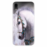 Husa silicon pentru Apple Iphone XR, White Horse