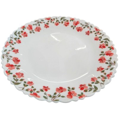 Set 6 Farfurii Adanci Opal Alb Model Samara 23cm CNN50167 foto