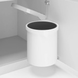 Coș de gunoi &icirc;ncorporat de bucătărie, 12 L, plastic