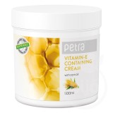 Crema hidratanta Petra cu Vitamina E si Ulei de Porumb, 500 ml - Efect anti-imbatranire, protectie UV