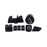 Cumpara ieftin Set 8 butoane interior VW Passat b6 comutator lumini oglinda rezervor