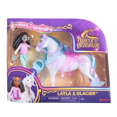 UNICORN ACADEMY SET PAPUSA LAYLA SI UNICORNUL GLACIER SuperHeroes ToysZone foto
