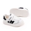 Adidasi albi cu insertii negre pentru copii - MyBaby (Marime Disponibila:, Superbaby