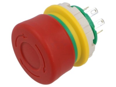 Comutator Siguranță IDEC 22mm 2 NC+NO Roșu IP65 XW1E-BV3SG12TR foto