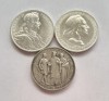 Q348 UNGARIA SET COMPLET 2 PENGO 1935 PAZMANY RAKOCZI 1936 LISZT ARGINT aUNC, Europa