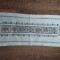 Lucrude mana / servet mic, brodat manual, vechi, 41x17.5cm