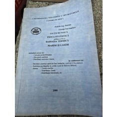Lectii de fizica. Fizica statistica, radiatia termica, maseri si laseri - George Ion Ionescu