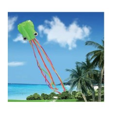 Zmeu din tesatura Caracatita 3D, Verde, 75x400 cm