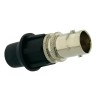 Conector BNC Mama Compresie CAP SYSTEM CAP-KBF, Alama Nichelata, 75 Ohm, Supraveghere Video, Conectica CCTV