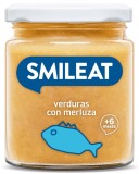 Piure BIO cu legume si merluciu, +6 luni Smileat