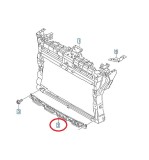 Suport fixare grila masca - trager VW T-Roc, 09.2017-, Fata, Aftermarket