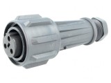Conector Circular Mufă Mamă 3 Pin Filet Interior
