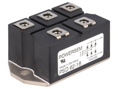 Punte Redresoare Trifazată 1,8kV 63A 550A Modul foto