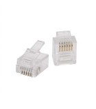 Mufa modular 6P4C RJ11 tata pentru telefon fix