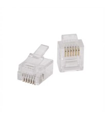 Mufa modular 6P4C RJ11 tata pentru telefon fix