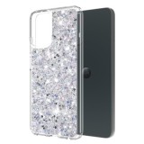 Husa pentru Motorola Moto G34 - Techsuit Sparkly Glitter - White