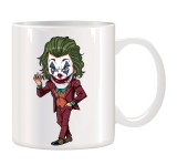 Cana alba personalizata Joker, INOVATIX&reg;. 330ml